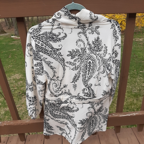 $5 DEAL Chadwicks Paisley Print Blouse - Picture 3 of 5
